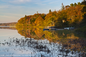 Fall Shore and Dock - Cedar Lake.png